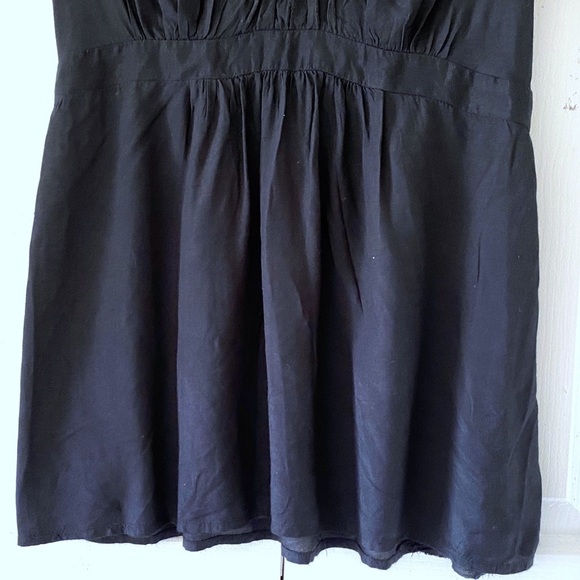 Motherhood Maternity Black Ruffled Shirt Top Slvls - Picture 6 of 11
